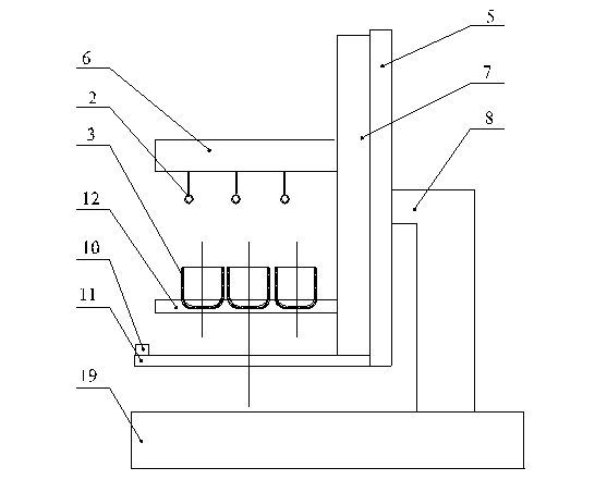 Stirring device with transmission type multi-crucible