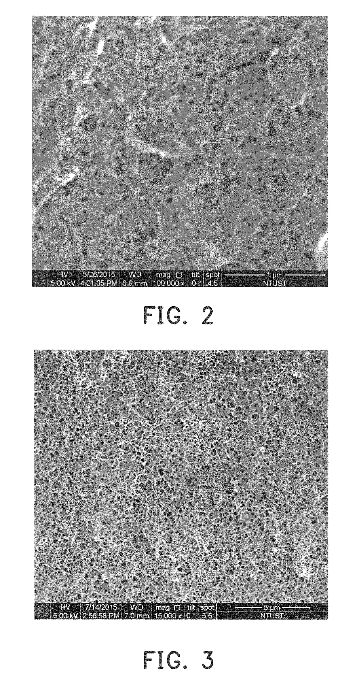 Method for producing polymer nanofoam