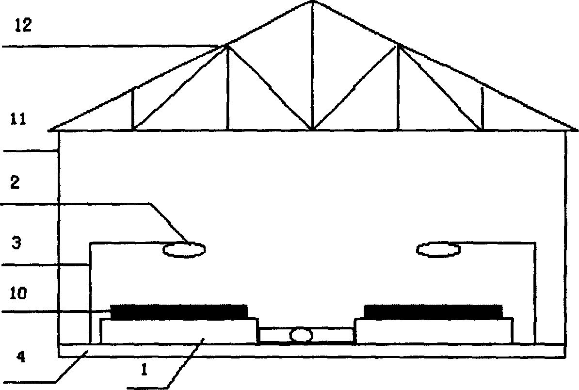 Biological restoring method for contaminative soil and equipment therefor