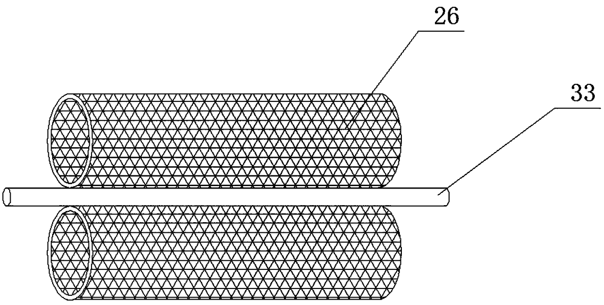 High-temperature disinfection device based on optical fiber laser lamp