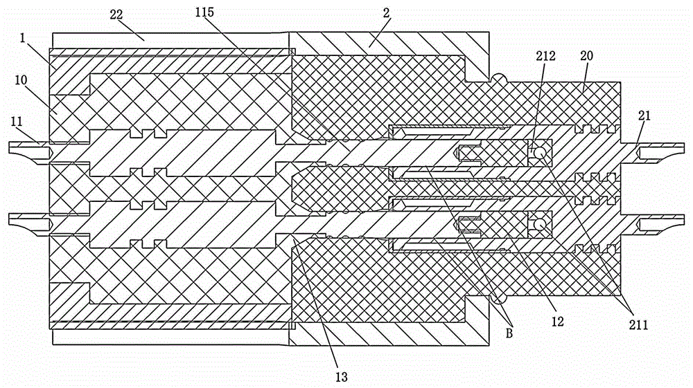 Pin contact and connector assembly