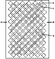 Crusher screen with double-sided slotted steel plate