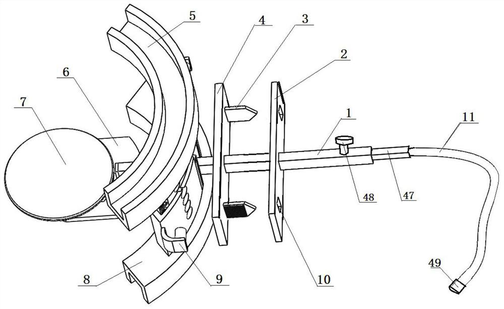 A water bladder type adjustable bow bite device