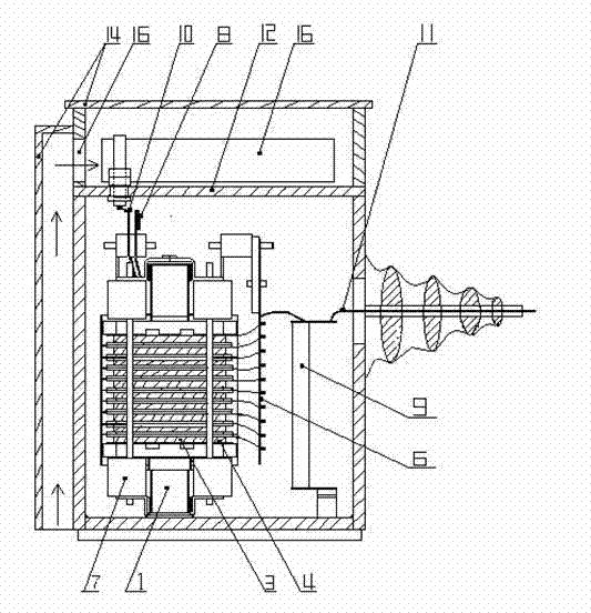 High-power high-frequency high-voltage rectifier transformer