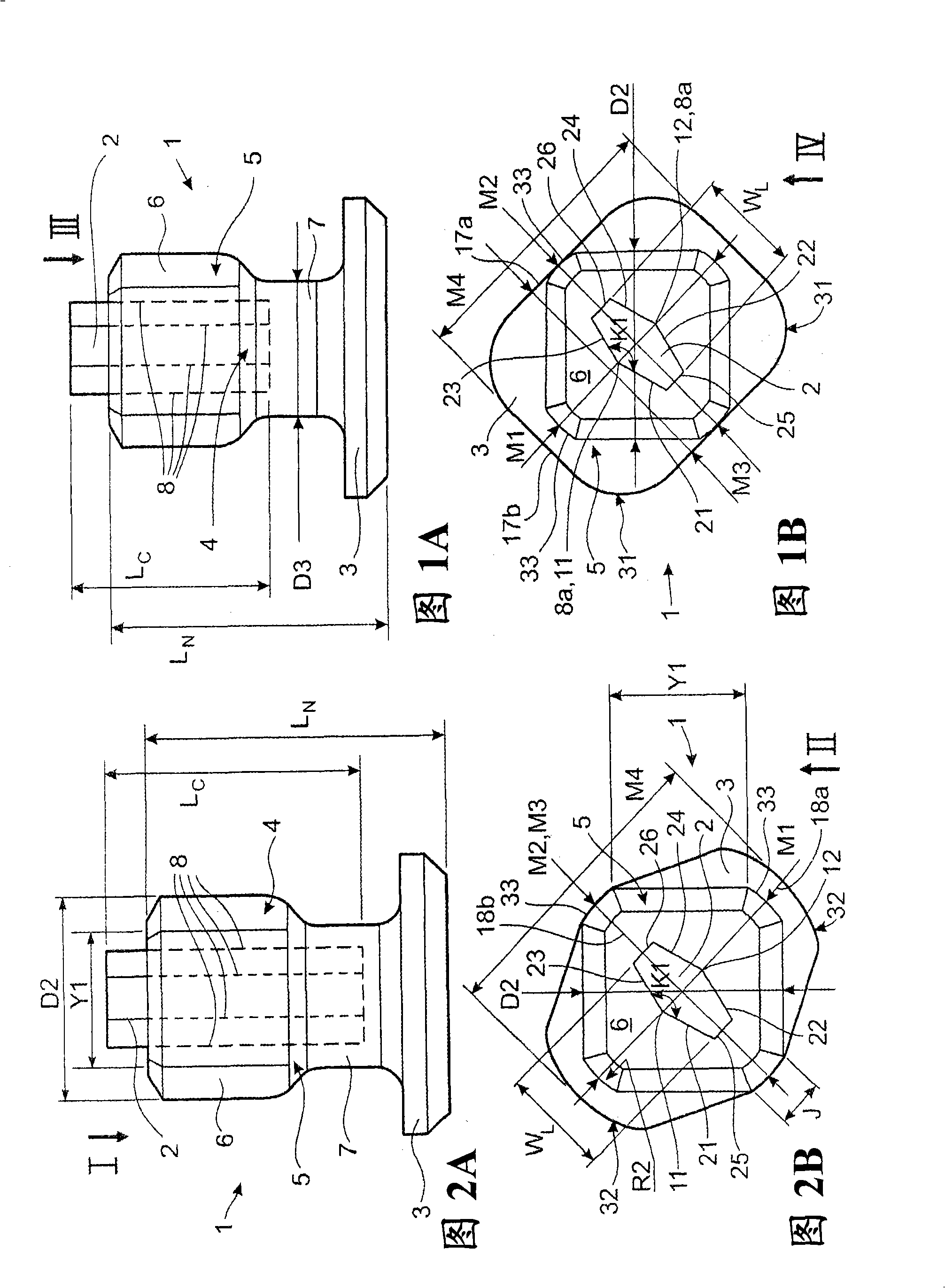 Skid protection stud and car tire provided with it