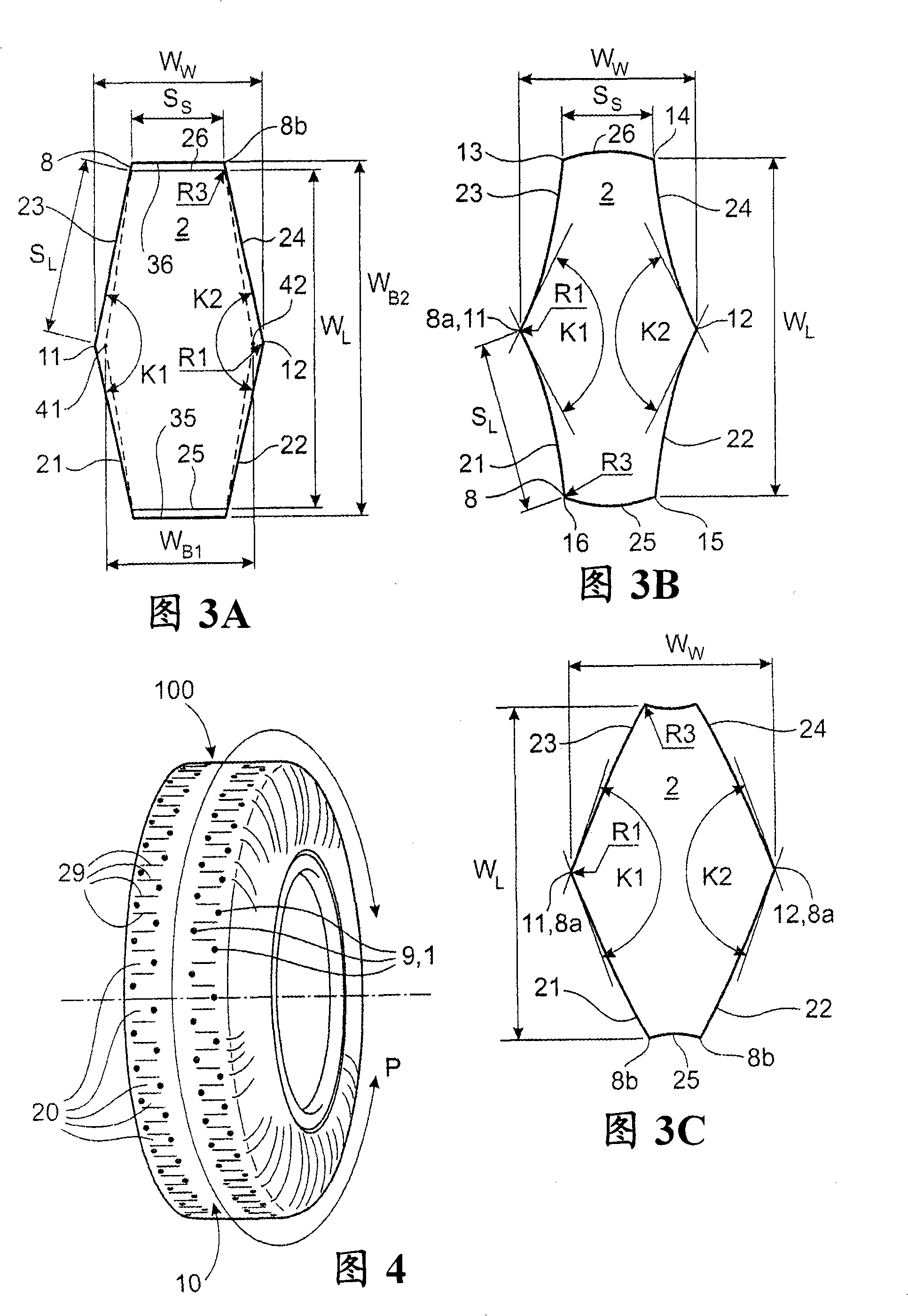 Skid protection stud and car tire provided with it