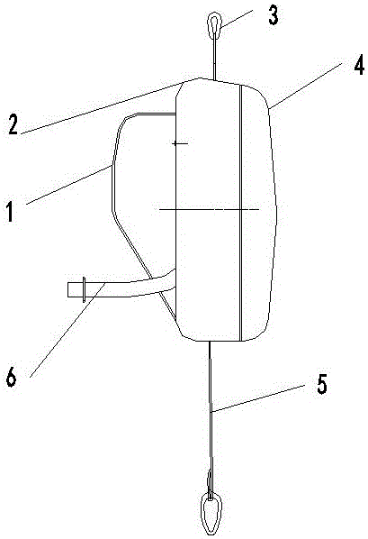 Backpack type personal high-rise escape apparatus