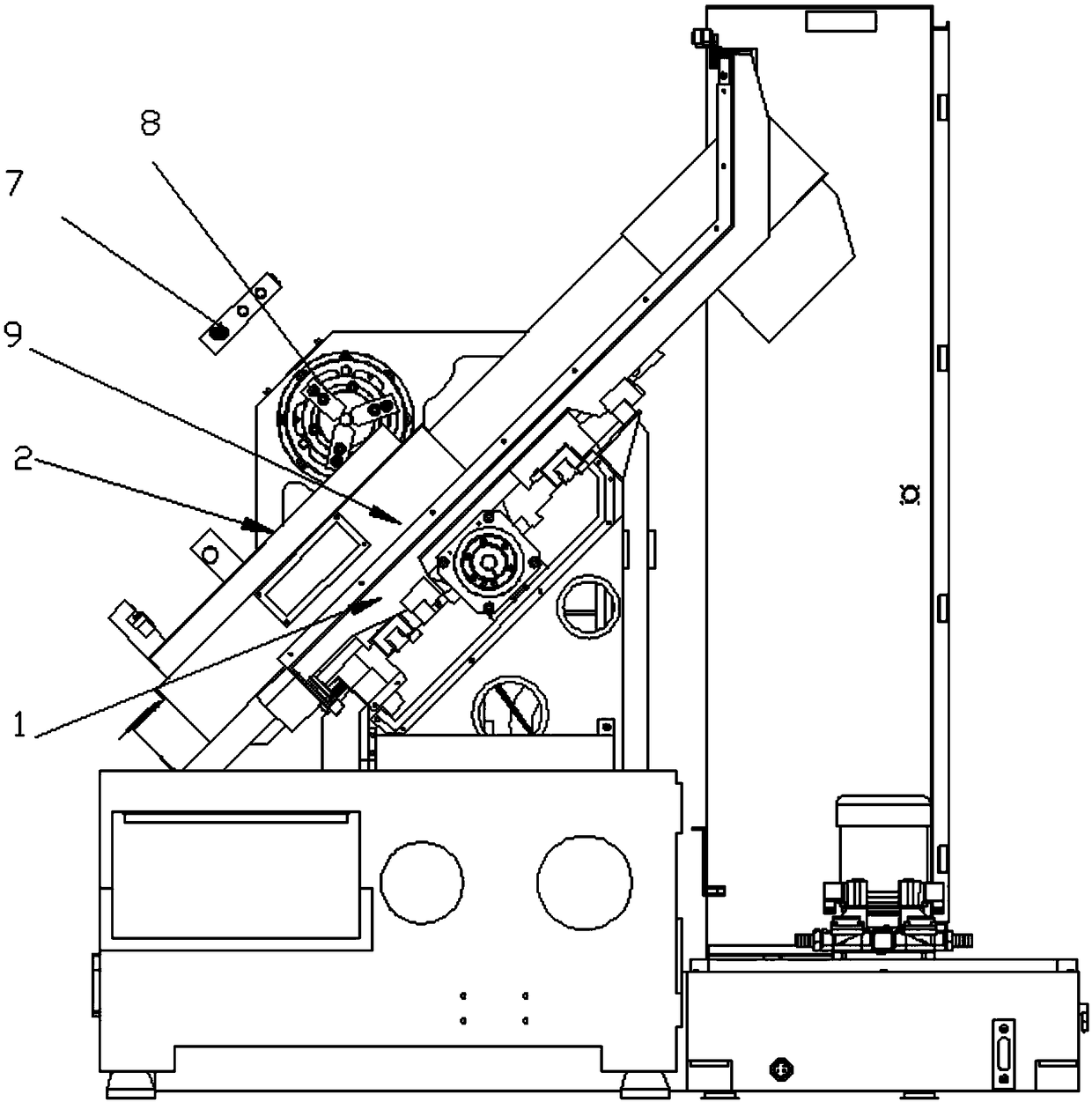 Numerical control machine tool support plate heat error automatic compensation device