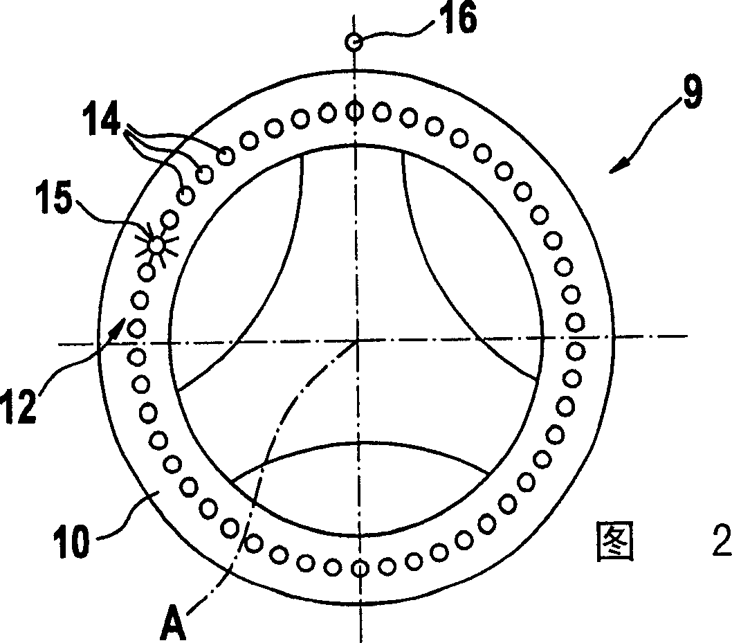 Display unit and method for displaying a steering angle of the steering wheel of a vehicle