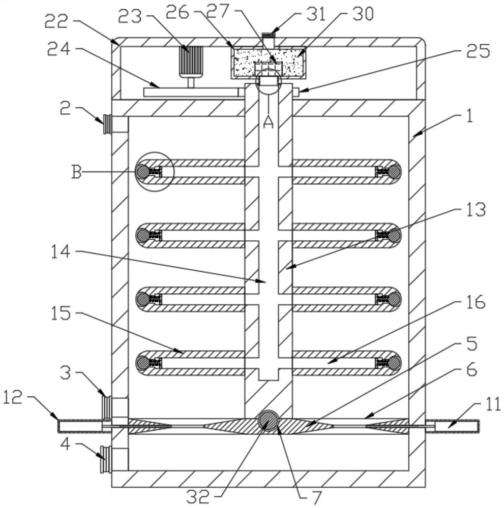 Engineering sewage disposal device