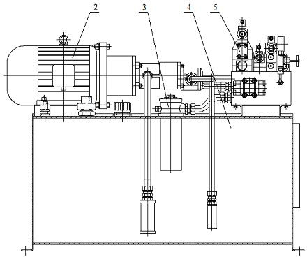 Foam plastic machine hydraumatic station