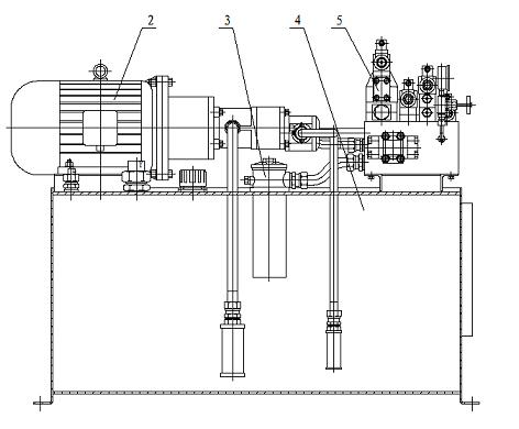 Foam plastic machine hydraumatic station