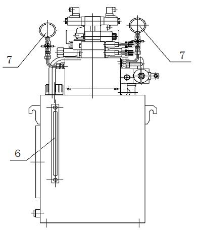 Foam plastic machine hydraumatic station