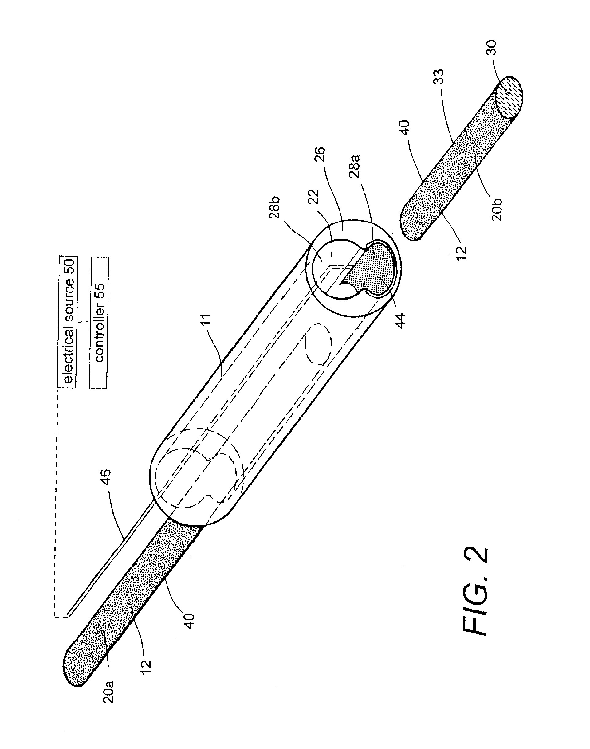 Polymer matrix devices for treatment of vascular malformations