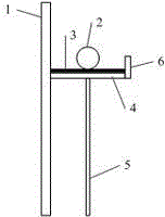 Stably fixed cable support