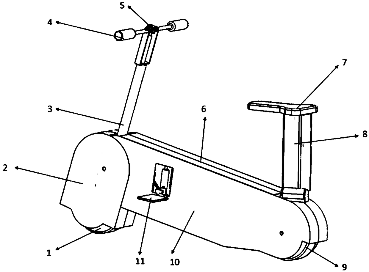 A portable fully automatic folding electric vehicle