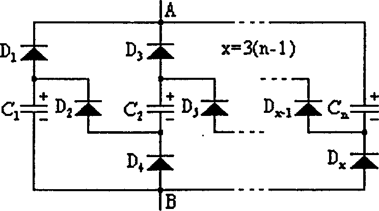 Pulse power source for high-energy accelerator