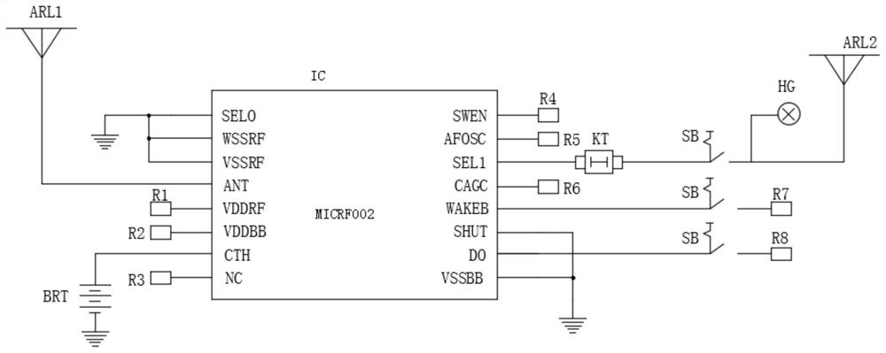 433 remote control system and receiving method