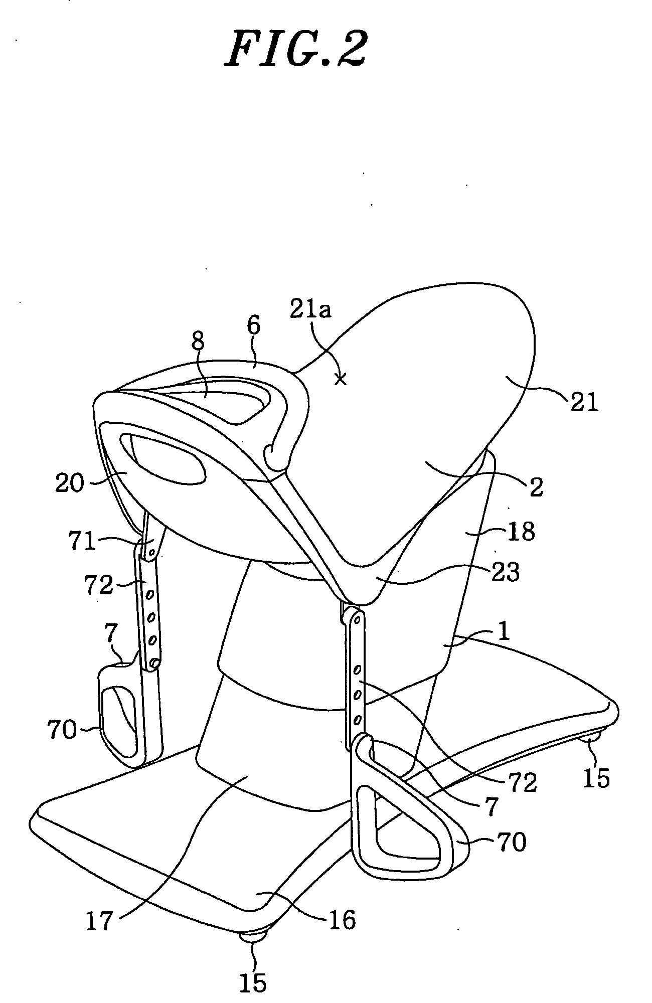 Rocking type exercising apparatus