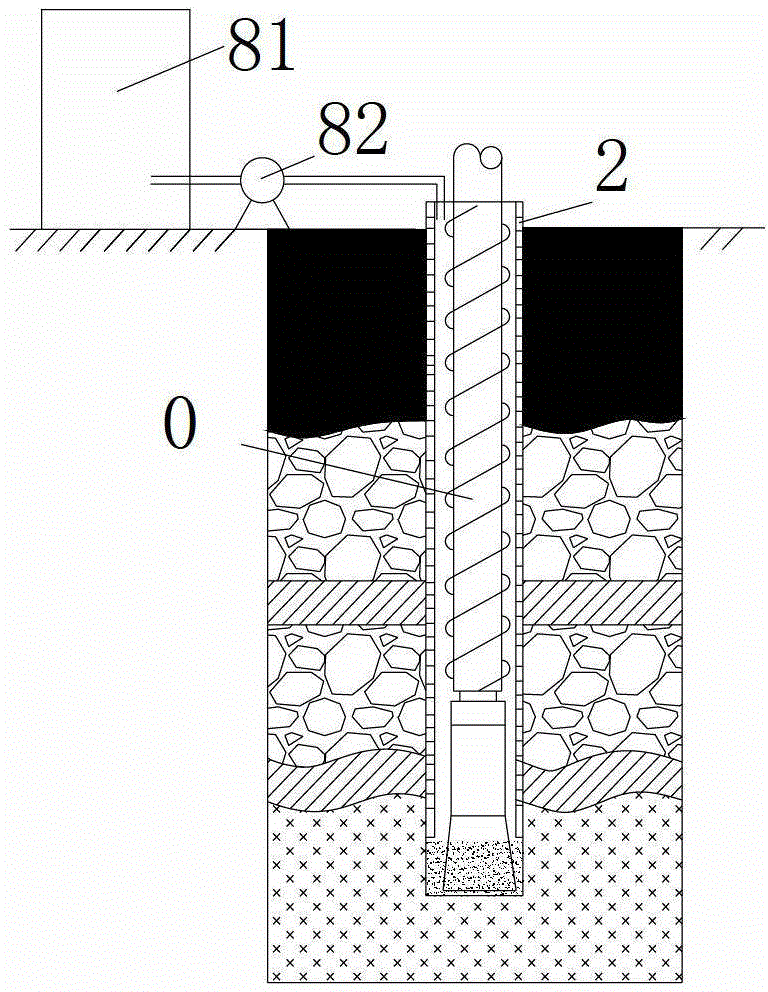 Construction method of bored pile