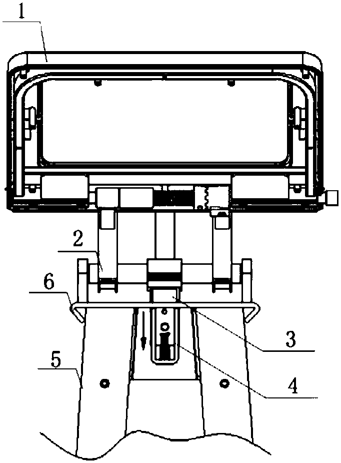 Treadmill assembly and meter head rotation structure