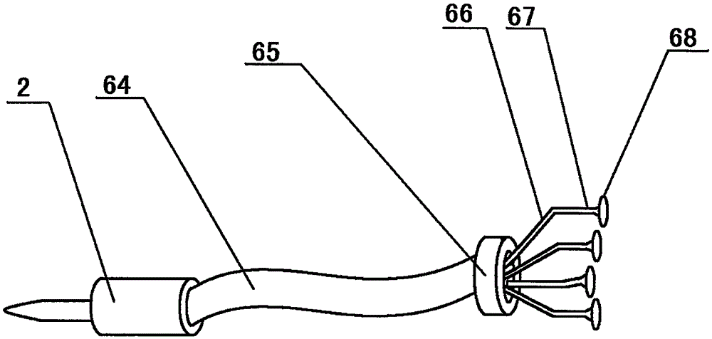 Upper gastrointestinal hemorrhage nursing device for department of gastroenterology