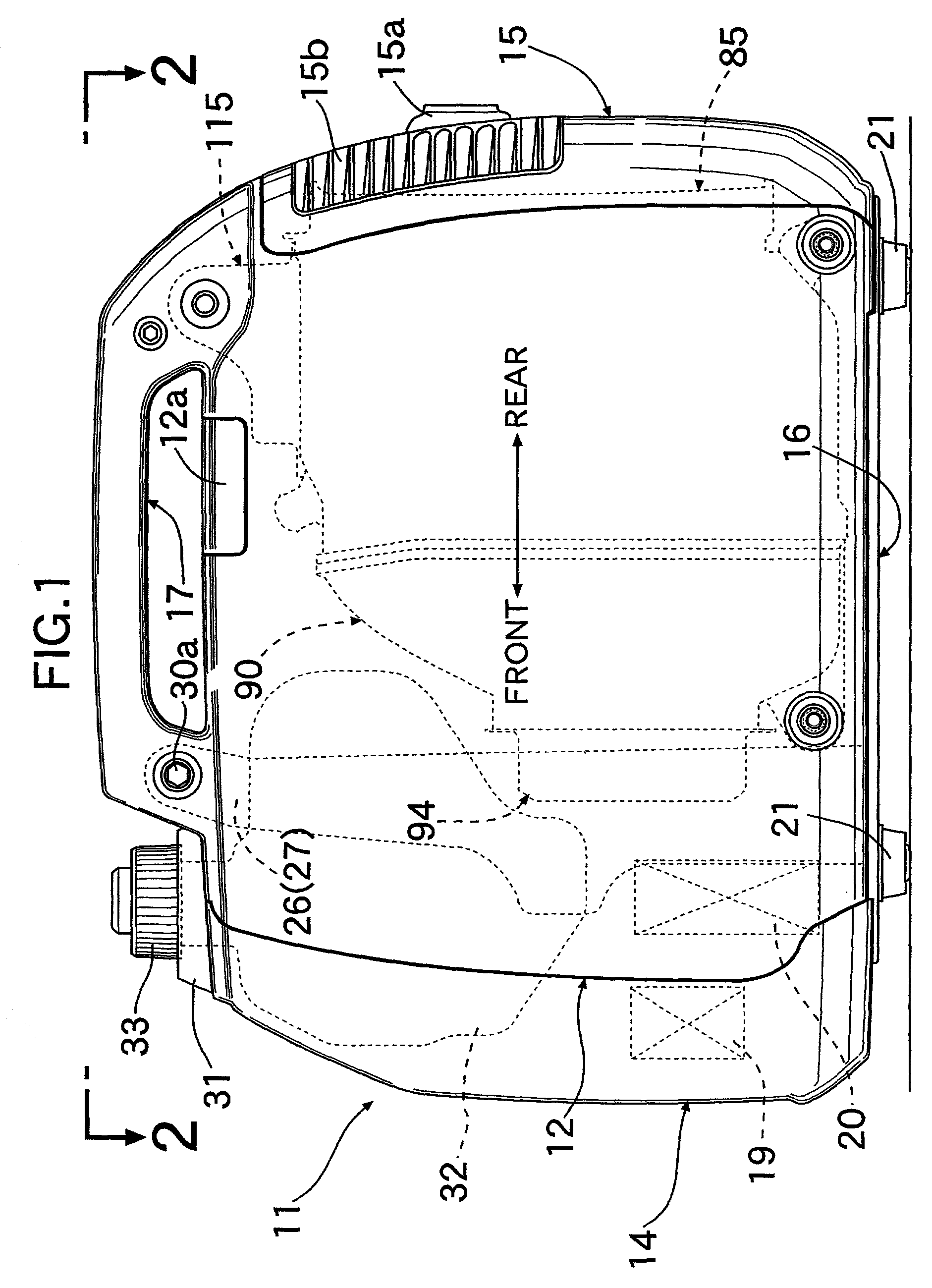 Lubrication structure in OHC engine