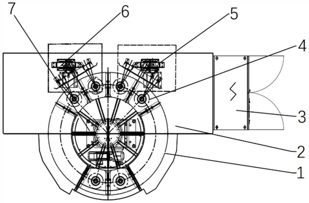 Combined reinforced shot blasting device and method