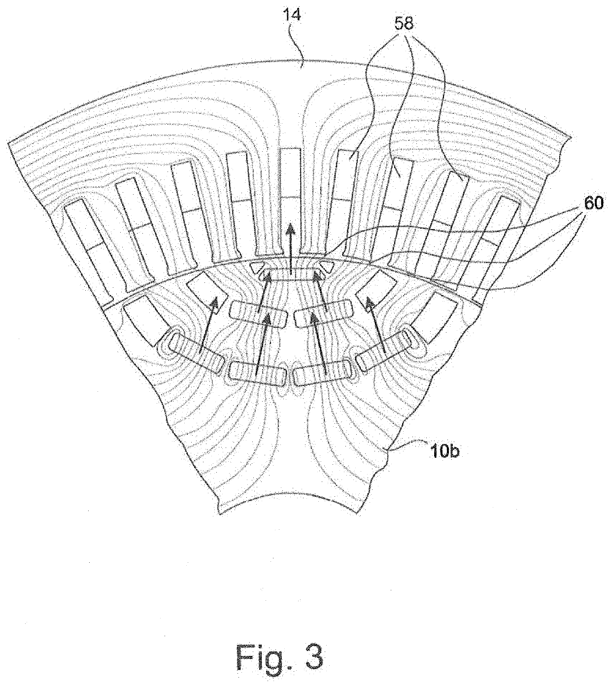 Rotor for a synchronous drive motor