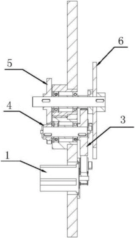 Cam control system of servo nailing device