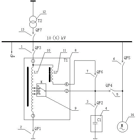 TBEA compensation soft starting device used for large power cage type motor