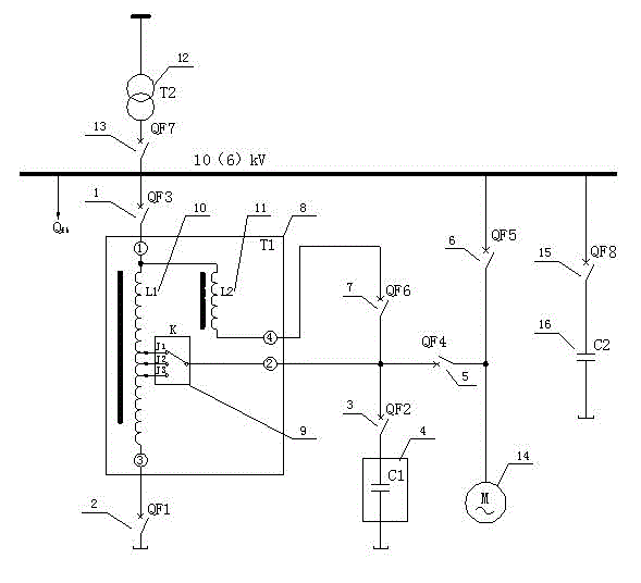 TBEA compensation soft starting device used for large power cage type motor