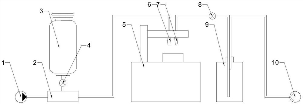 Low-temperature auxiliary pre-mixed abrasive water jet device and method