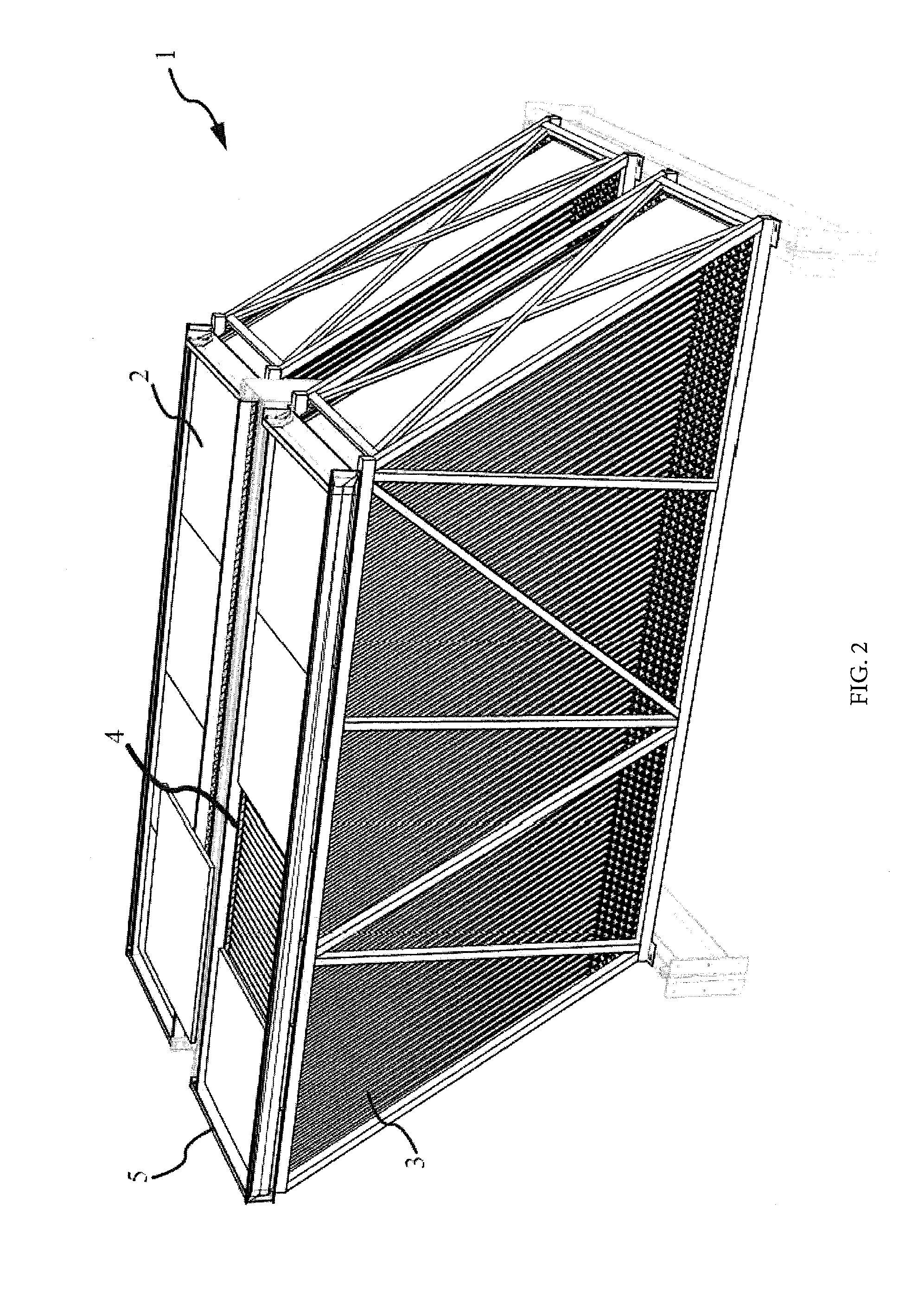 Plate settler cover and method