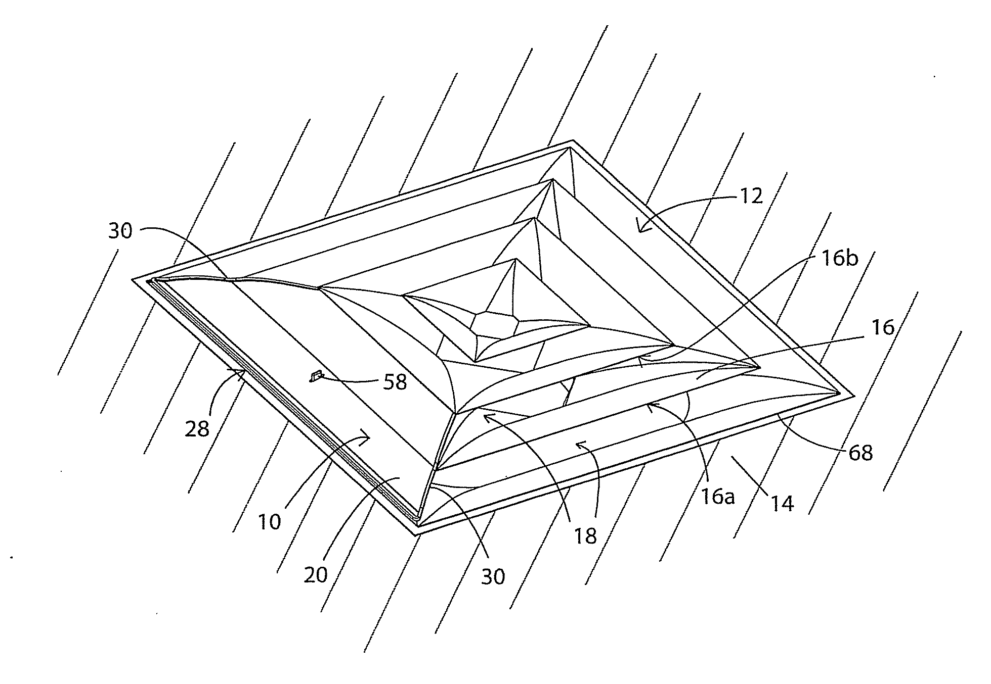 Ceiling vent diffuser