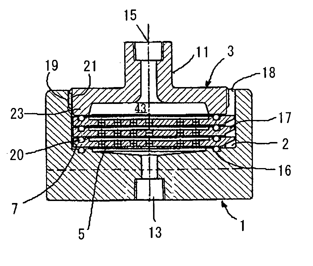 Simplified filter device