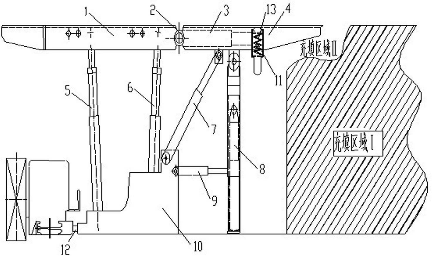 Method for filling gob