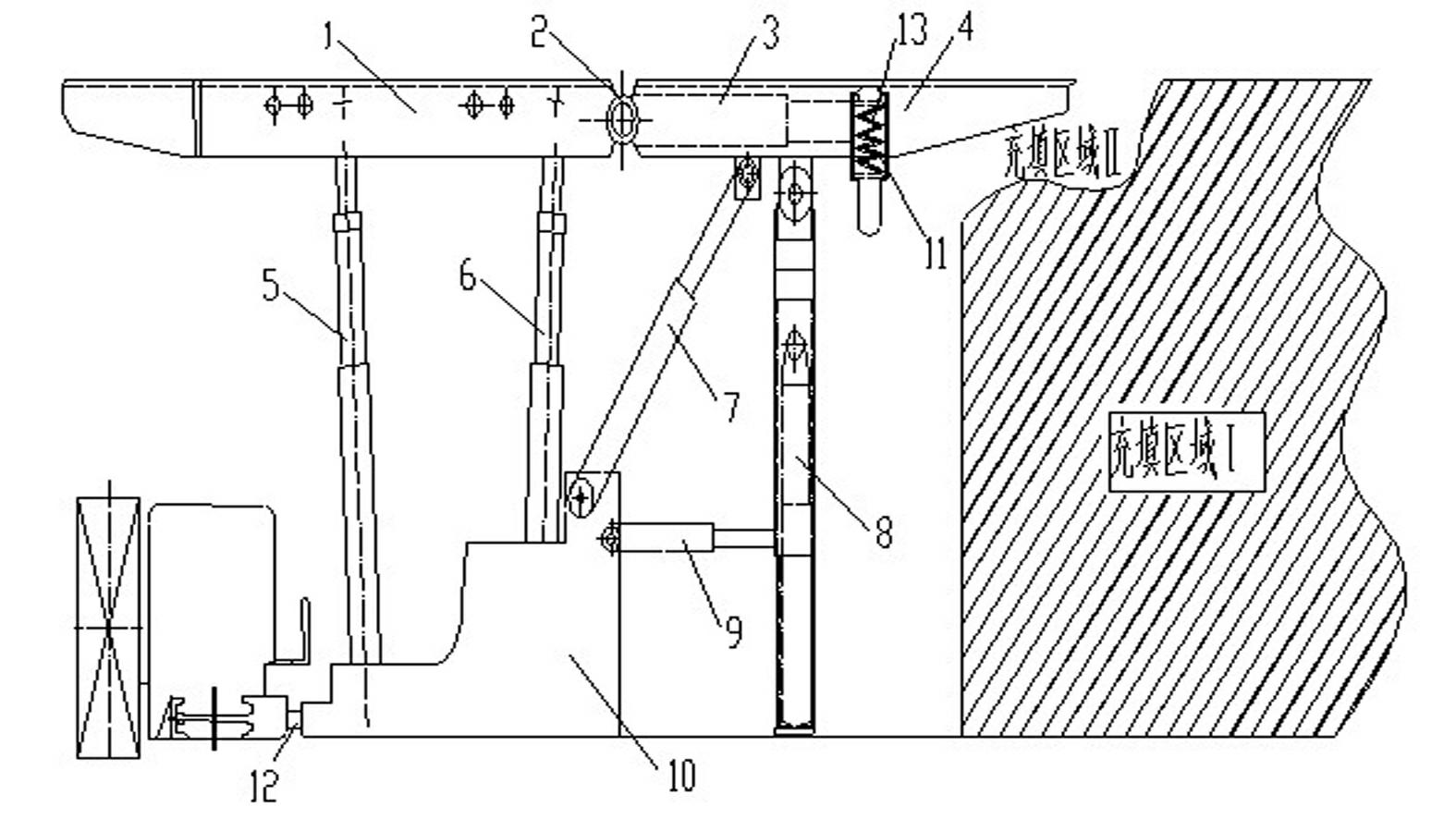 Method for filling gob