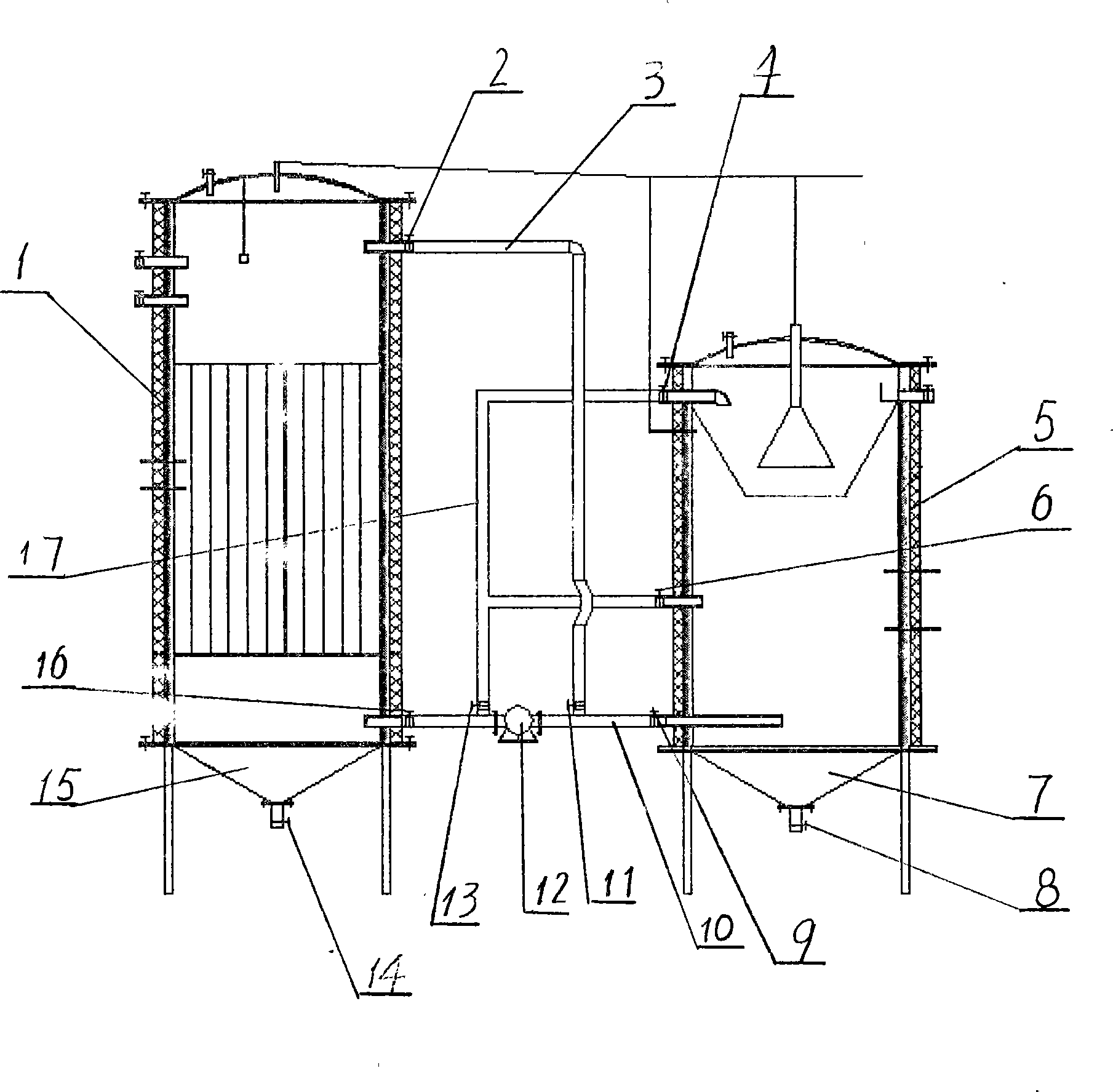 Marsh gas generating device