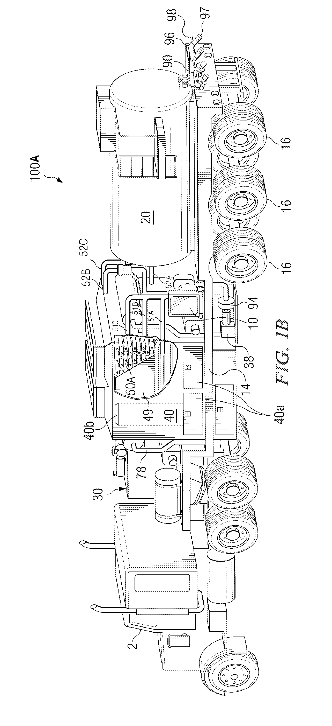 Frac water heating system and method for hydraulically fracturing a well