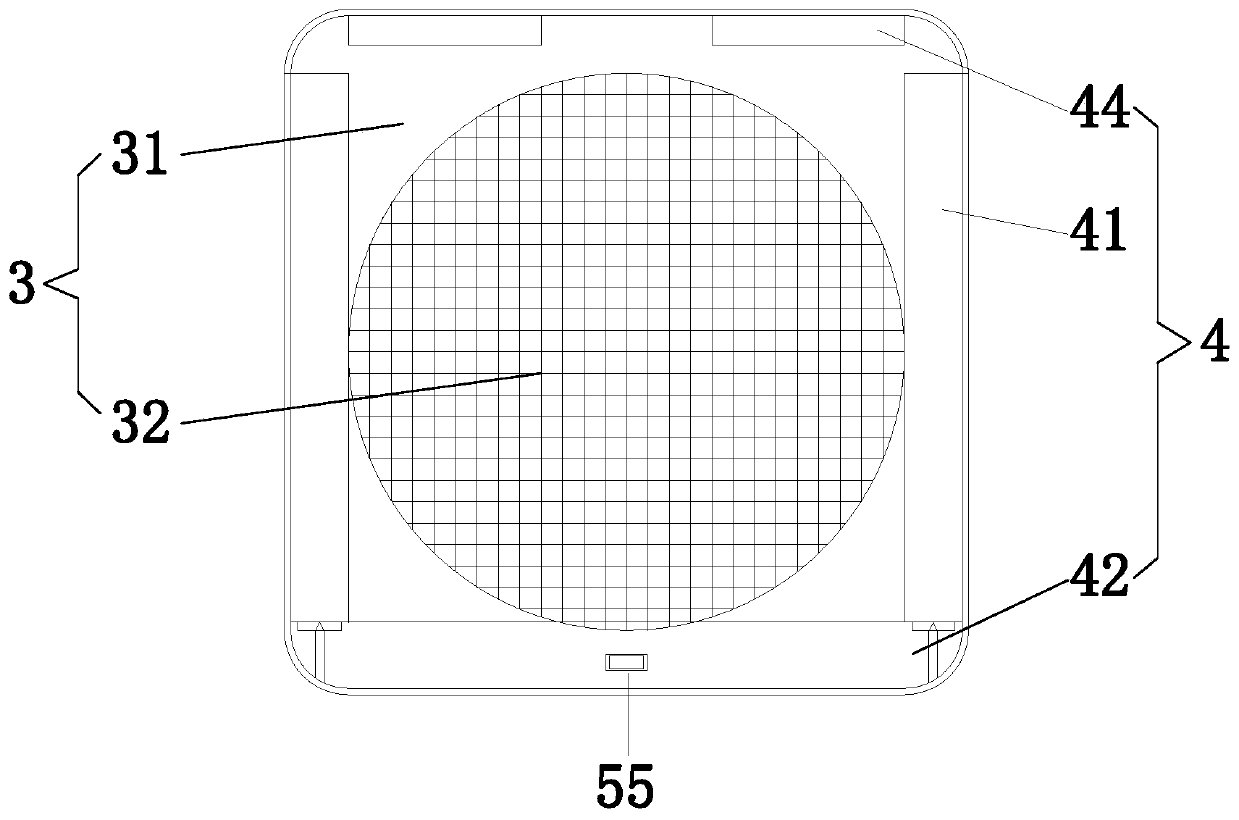 Cold volatilization type formaldehyde removal device and working principle thereof