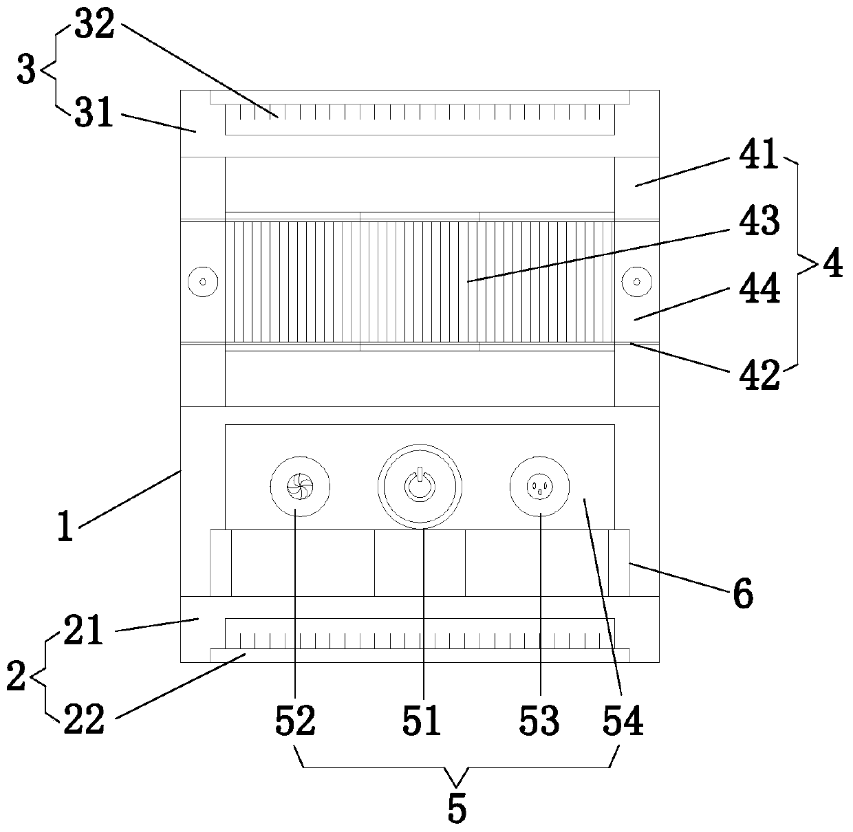 Cold volatilization type formaldehyde removal device and working principle thereof