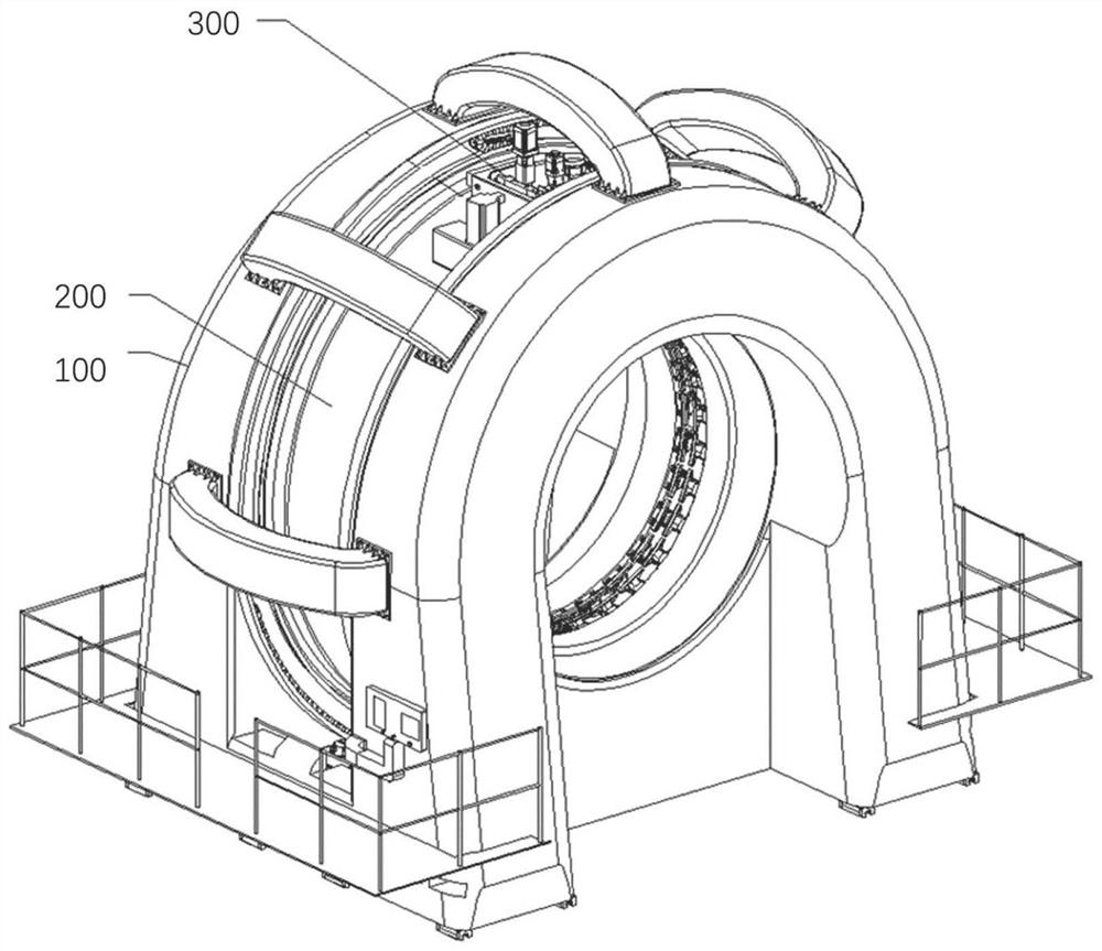 A welding method for a friction stir welding device of an aerospace vehicle tank