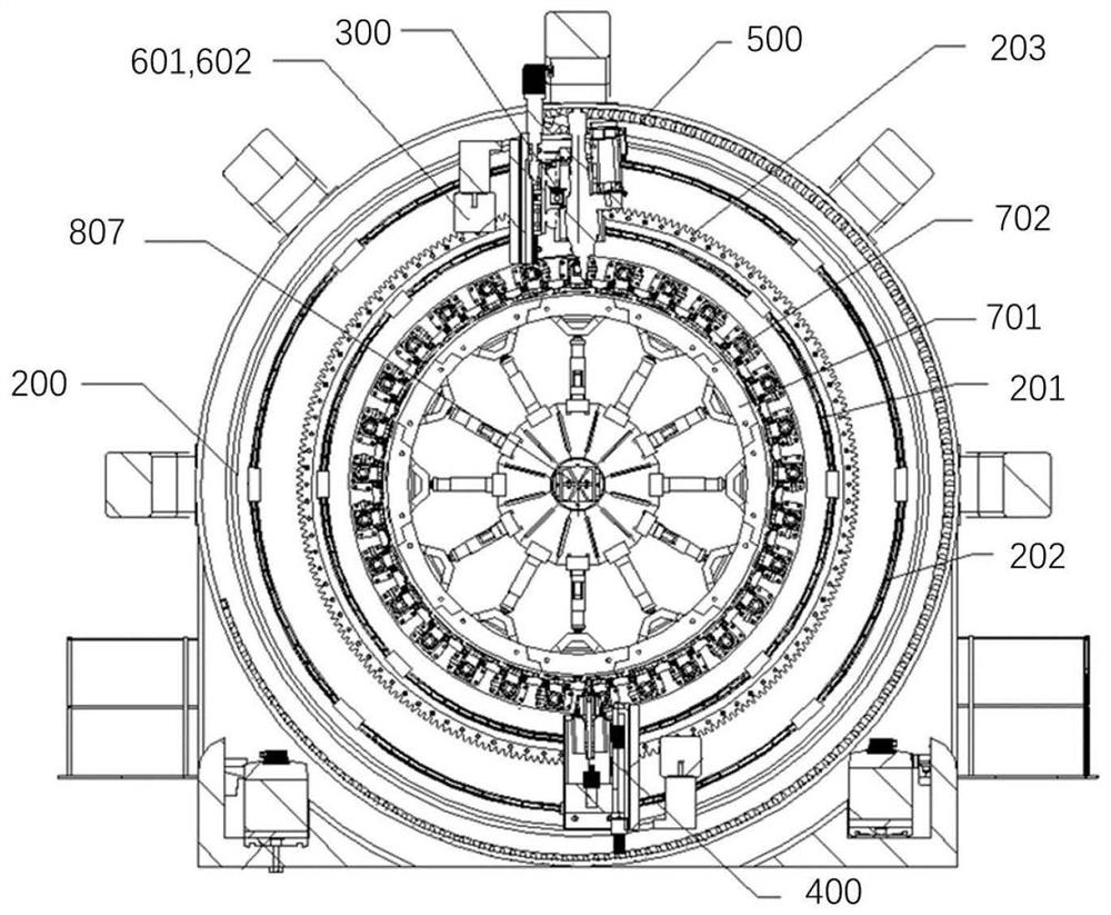 A welding method for a friction stir welding device of an aerospace vehicle tank