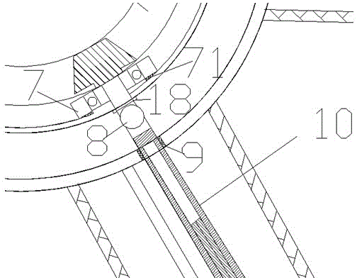 Belt-driven forage tumbling unit with separate hooks