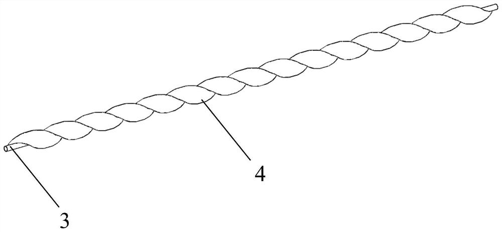 Electrically-driven metal wire framework-spandex fiber twisted composite artificial muscle and preparation method thereof