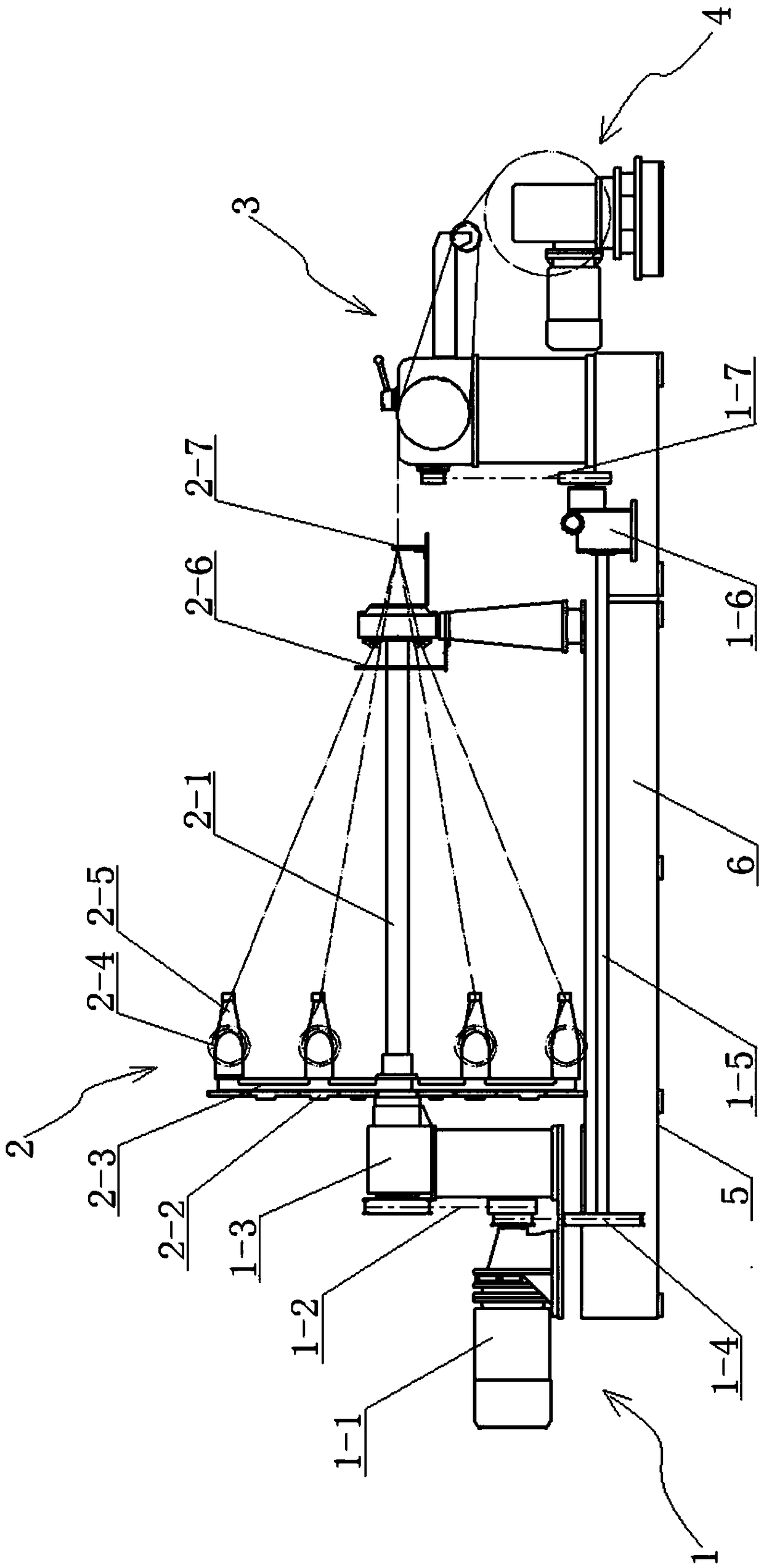 Multi-strand special conductor twisting and back-twisting cage wire stranding machine