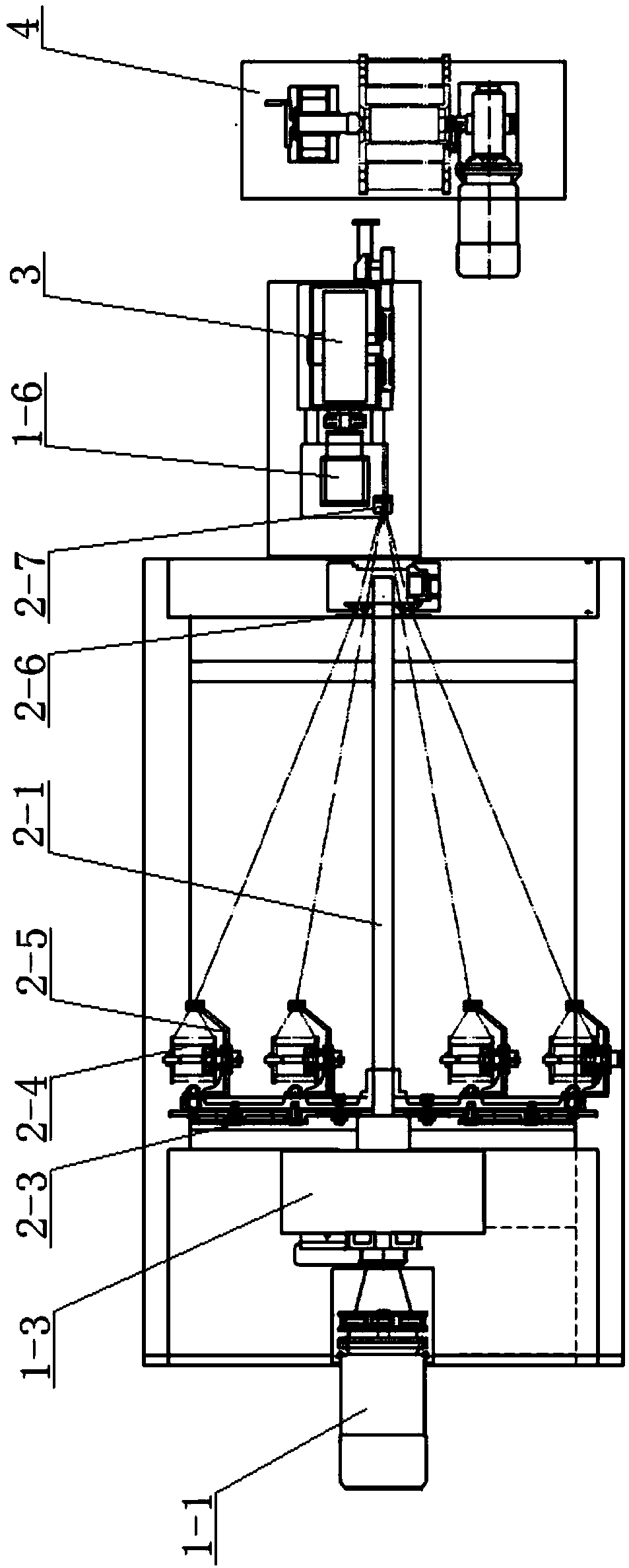 Multi-strand special conductor twisting and back-twisting cage wire stranding machine