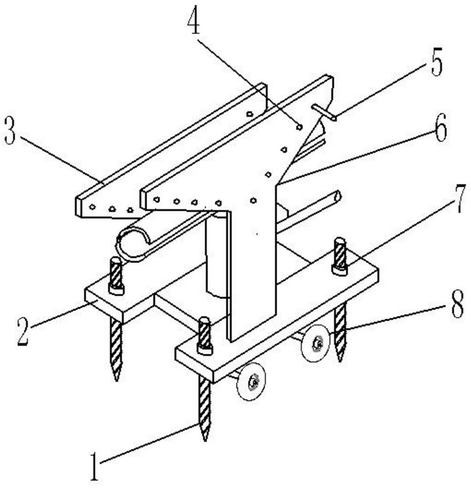 Large-section wire splicing sleeve steel sheath support and construction method