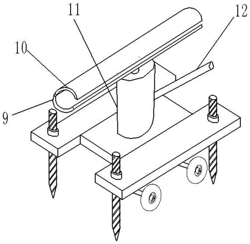 Large-section wire splicing sleeve steel sheath support and construction method